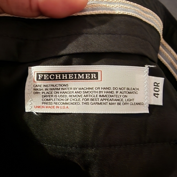 Fechheimer Mens Black Pants Size 40 NWT (Loose Bottom Hem) - Picture 7 of 10